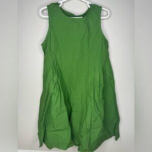 Grils dress green